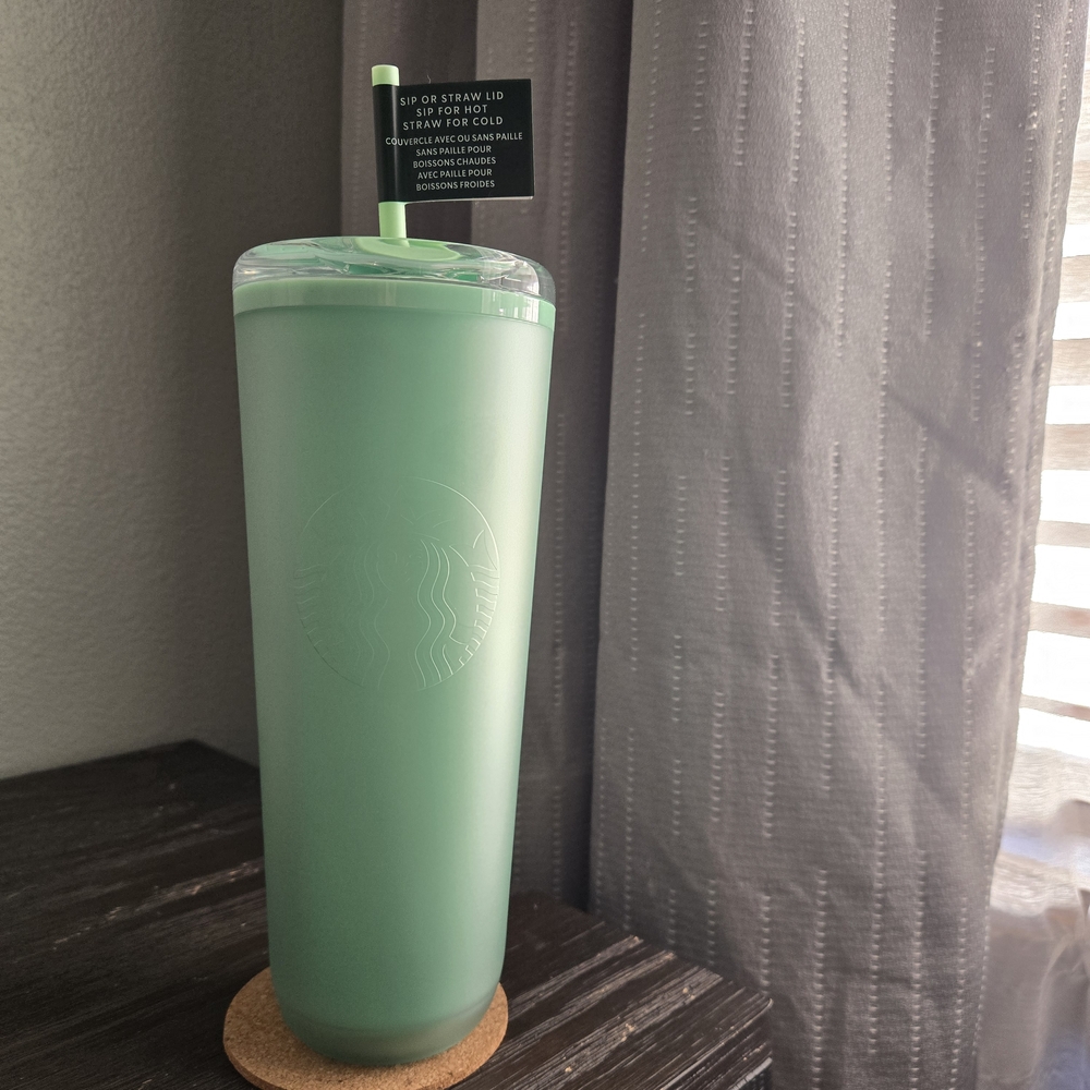 Starbucks (Summer 2025) Seafoam Mint Green Hot/Cold 24 Oz Tumbler
